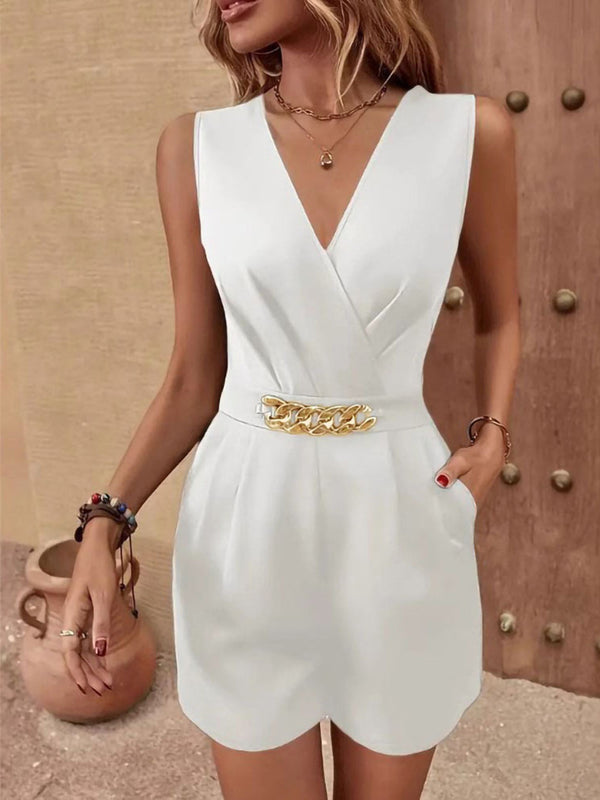 Casual Chic Sleeveless Jumpsuit