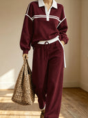 Casual Chic Striped Lounge Set