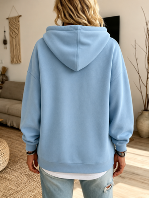 Casual Hooded Pocket Sweatshirt
