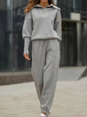Casual Lounge Hoodie Set
