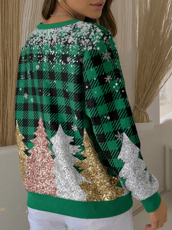 Chic Christmas Casual Sweatshirt