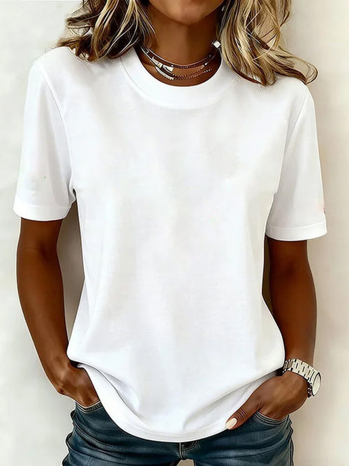 Classic Crew Neck Short Sleeve T-Shirt