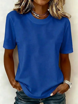 Classic Crew Neck Short Sleeve T-Shirt