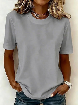 Classic Crew Neck Short Sleeve T-Shirt