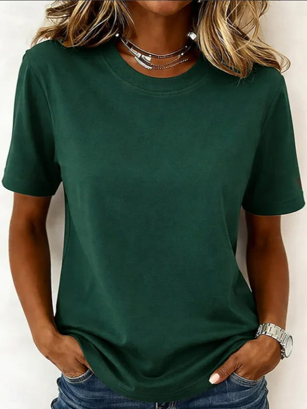 Classic Crew Neck Short Sleeve T-Shirt