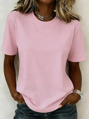Classic Crew Neck Short Sleeve T-Shirt