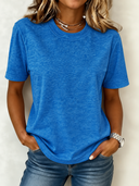 Classic Crew Neck Short Sleeve T-Shirt
