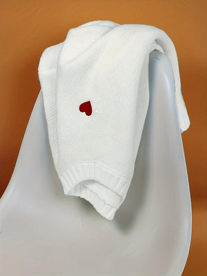 Classic White Long Sleeve Sweater