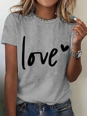 Comfy Print Short Sleeve Top