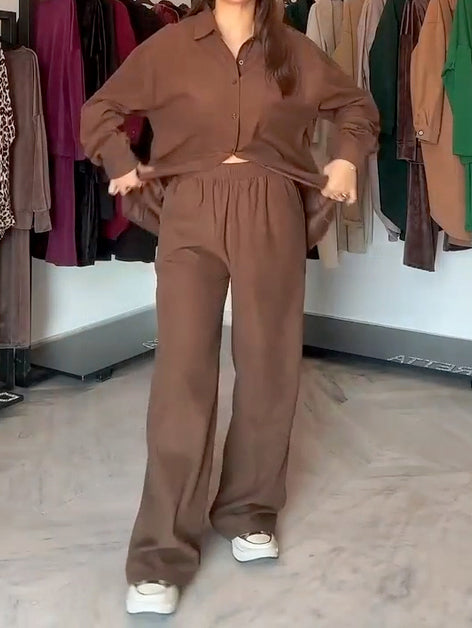 Corduroy Two-Piece Set