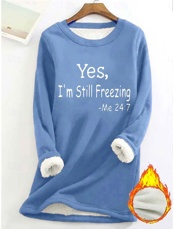 Cozy Casual Fluff Fleece Sweatshirt