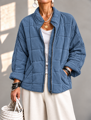 Cozy Stand Collar Padded Coat