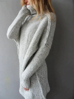 Dramatic High-Collar Knit