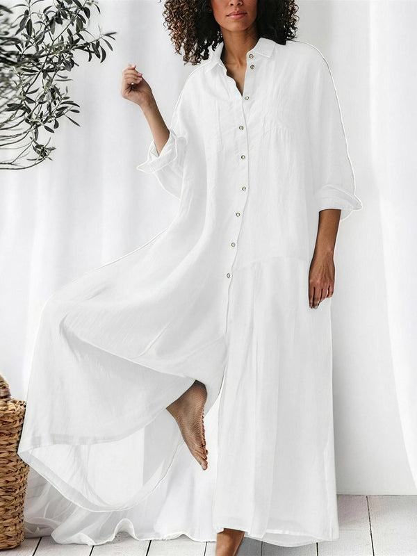 Effortless Cotton-Linen Everyday Jumpsuit