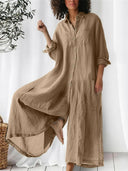 Effortless Cotton-Linen Everyday Jumpsuit