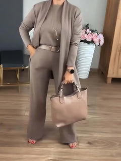 Ensemble 3 pièces pour femme « Élégance sans effort »