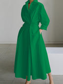 Effortless Elegance V-Neck Essential Dress