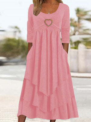 Elegant Romance Tiered Maxi Dress