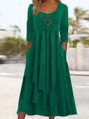 Elegant Romance Tiered Maxi Dress