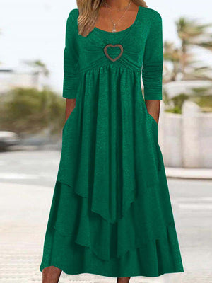 Elegant Romance Tiered Maxi Dress