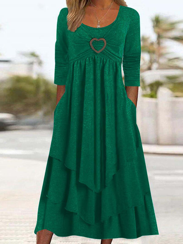 Elegant Romance Tiered Maxi Dress