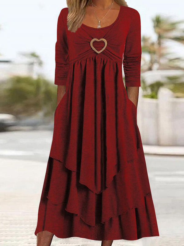 Elegant Romance Tiered Maxi Dress