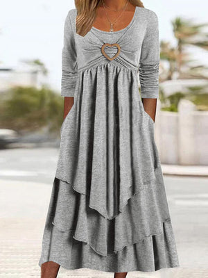 Elegant Romance Tiered Maxi Dress