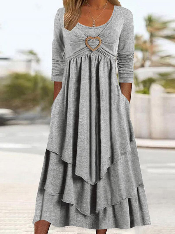 Elegant Romance Tiered Maxi Dress
