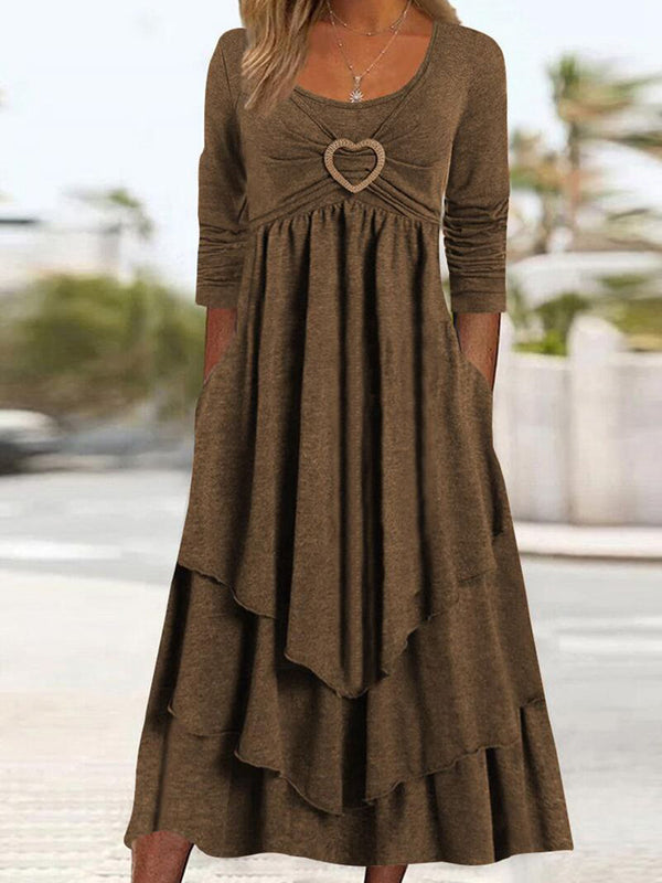 Elegant Romance Tiered Maxi Dress