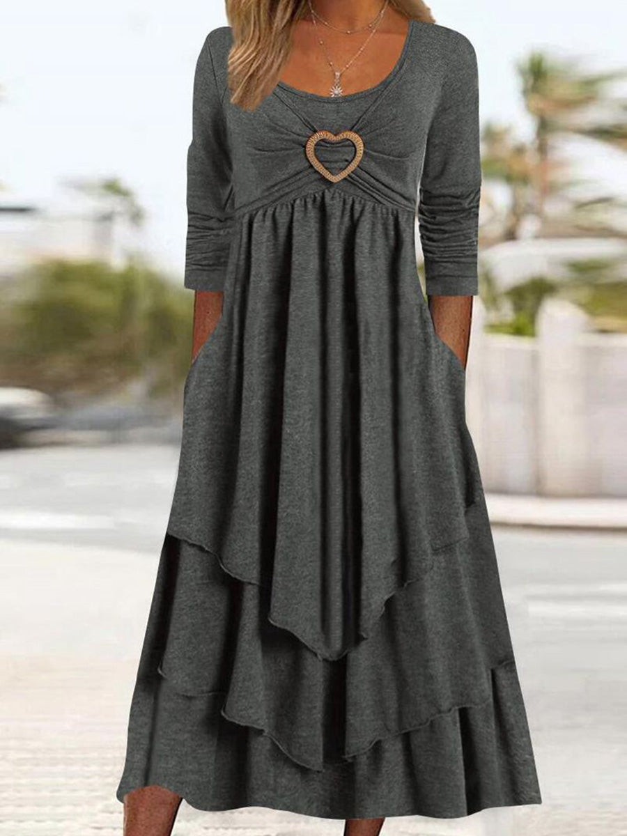 Elegant Romance Tiered Maxi Dress