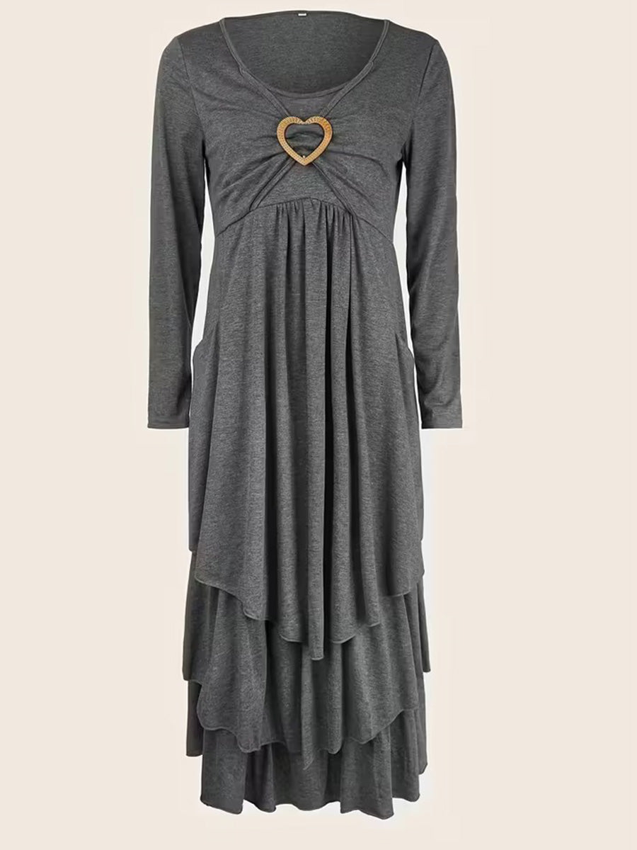 Elegant Romance Tiered Maxi Dress