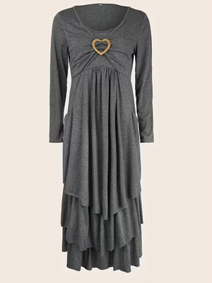 Elegant Romance Tiered Maxi Dress