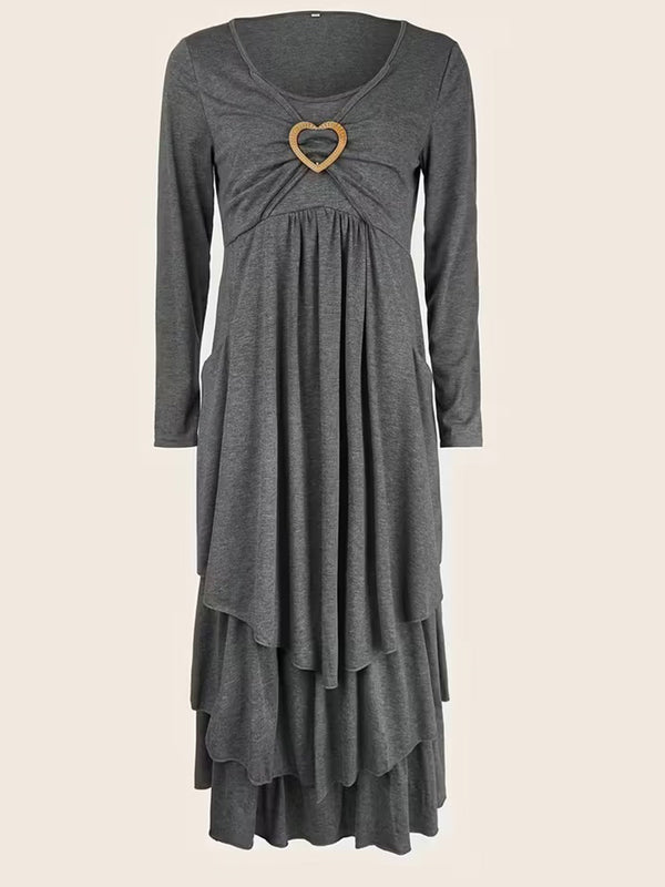 Elegant Romance Tiered Maxi Dress