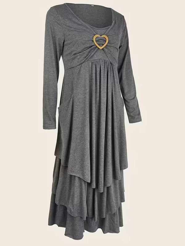 Elegant Romance Tiered Maxi Dress