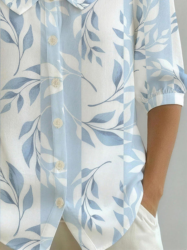 Elegant Floral Print  Blouse