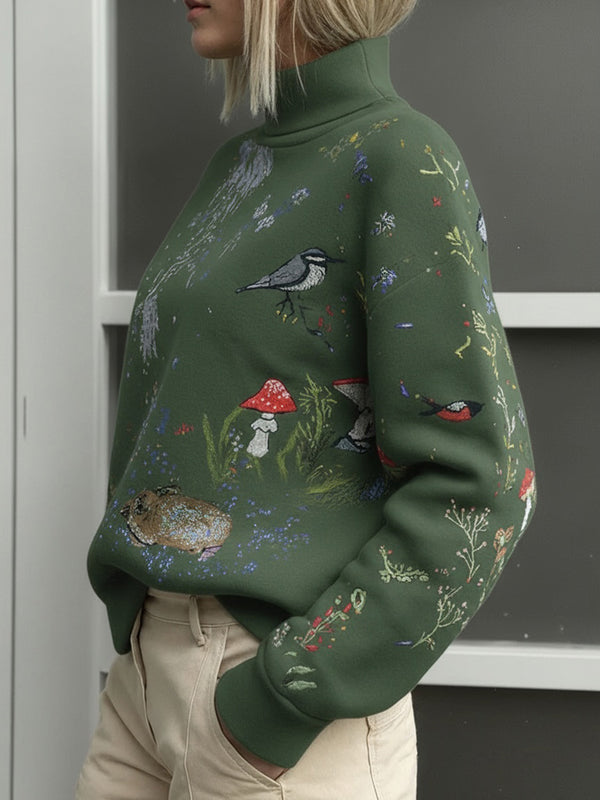 Eleganter, warmer Strickpullover