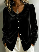 Elevated Everyday Velvet Top