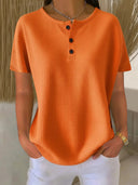 Essential Everyday Waffle Weave Top