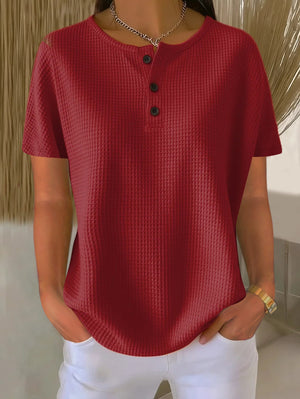 Essential Everyday Waffle Weave Top