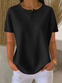 Essential Everyday Waffle Weave Top