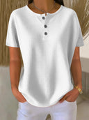 Essential Everyday Waffle Weave Top