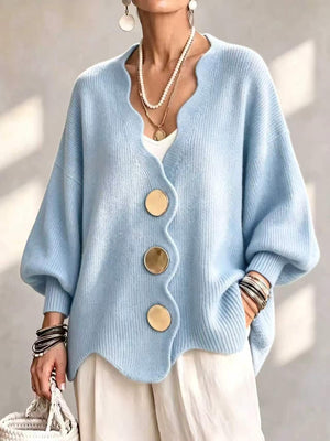 Everyday Button Front Cardigan Sweater