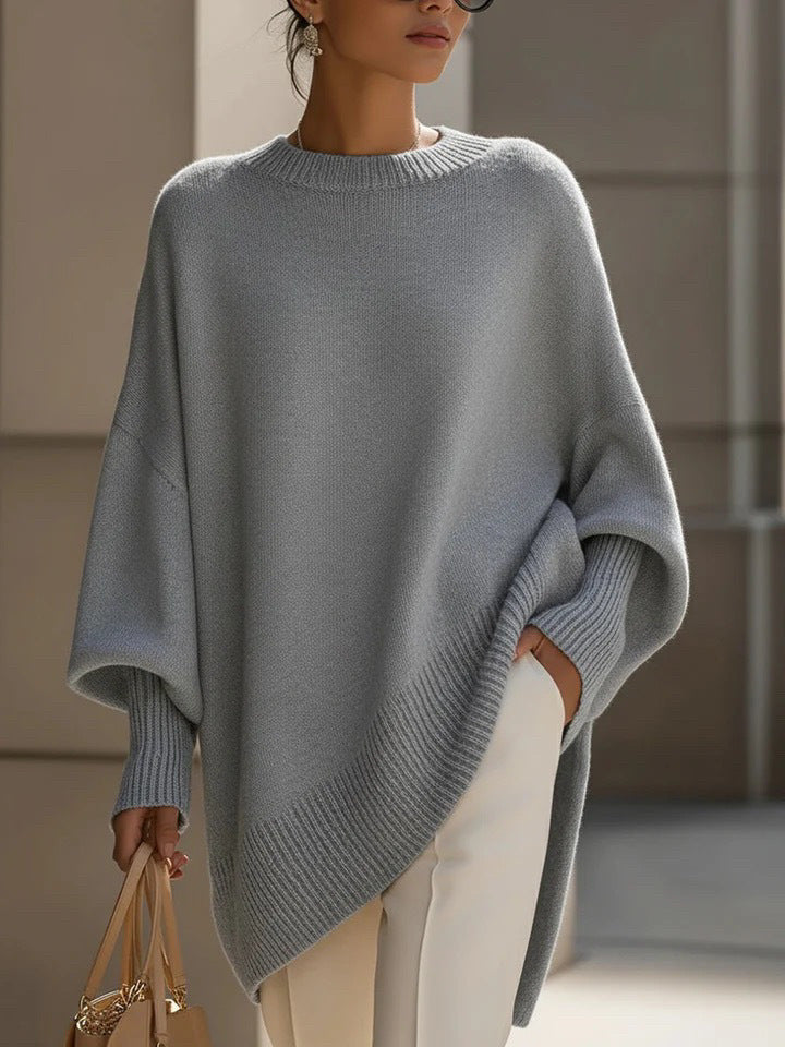 Everyday Essential Solid Knit Loose Sweater
