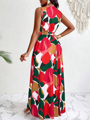 Eye-Catching Printed Resort Maxi Dress