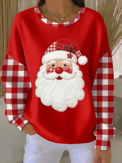 Sweat-shirt décontracté de Noël tendance