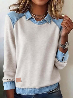 Haut patchwork tendance