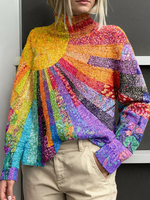 Fashion Print Casual Sweater