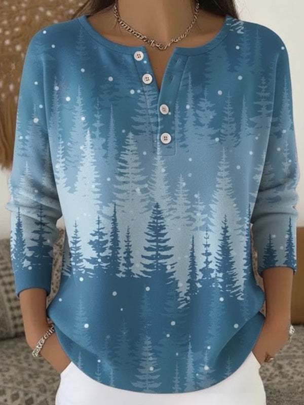 Festive Casual Christmas Tops