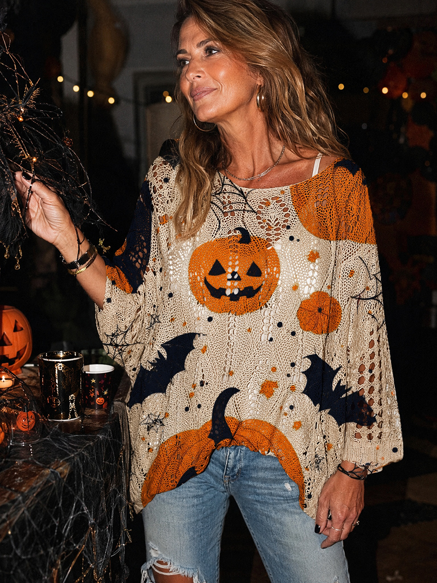 Halloween Inspired Elegant Casual Top