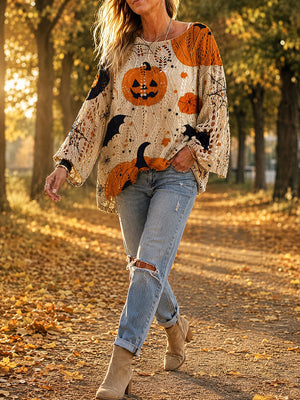 Halloween Inspired Elegant Casual Top